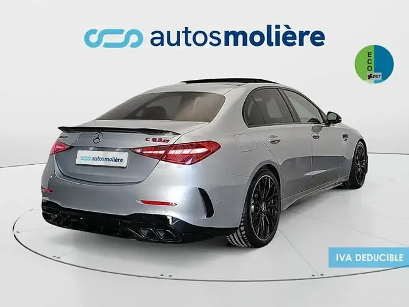 Usado Mercedes C63S AMG 680 CV (500 kW) 2023 Gris / plata Berlina