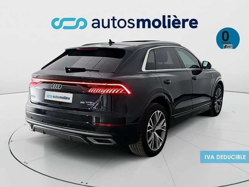 Usado Audi Q8 S-line plus 381 CV (280 kW) 2021 Negro SUV