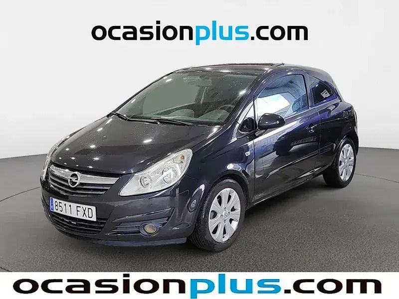Negro Usado 2007 Opel Corsa Enjoy Berlina | 4490 € (Precio justo) - Imagen 1/4