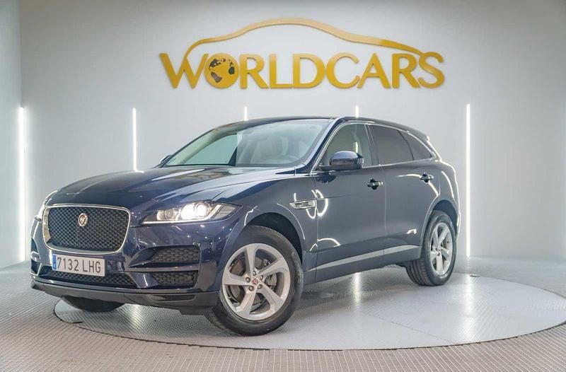 Negro Usado 2020 Jaguar F-Pace Prestige SUV | 28.995 € (Un poco caro) - Imagen 1/4