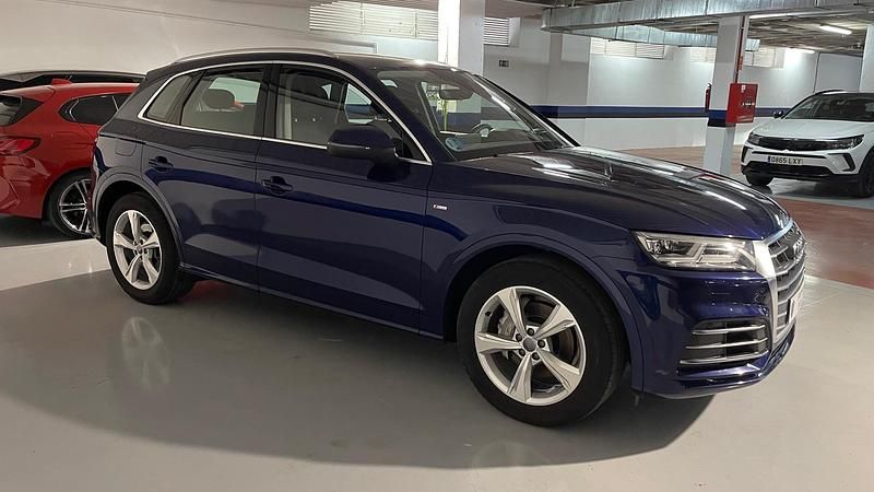 Usado Audi Q5 S-Line 163 CV (119 kW) 2020 Azul SUV