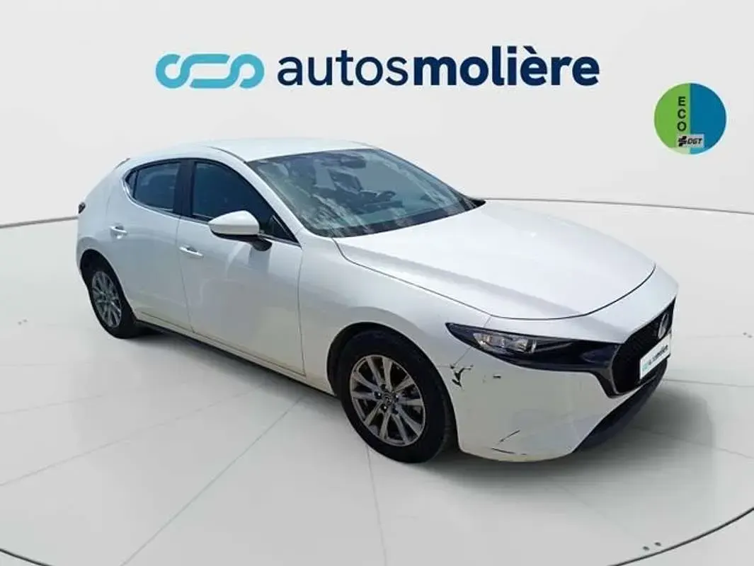 Usado Mazda 3 Prime-Line 140 CV (102 kW) 2024 Blanco Berlina