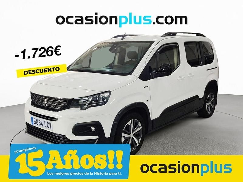 Blanco Usado 2019 Peugeot Rifter GT-line Monovolumen | 18.690 € (Buen precio) - Imagen 1/4