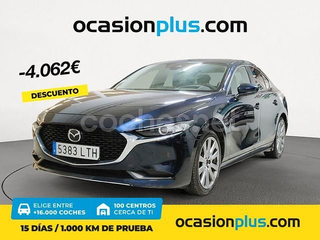 Azul Usado 2021 Mazda 3 Berlina | 18.990 € (Precio justo) - Imagen 1/4