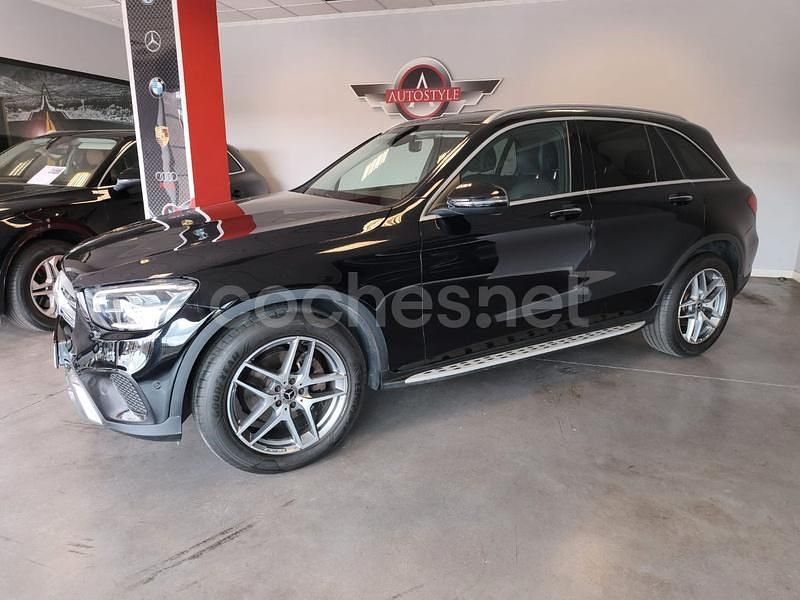 Usado Mercedes GLC220 194 CV (142 kW) 2021 Negro SUV