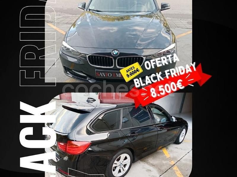 Negro Usado 2013 BMW 318 Sport Line Familiar | 8500 € (Precio justo) - Imagen 1/4