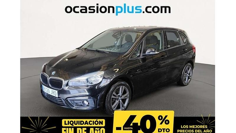 Negro Usado 2016 BMW 218 Active Tourer Monovolumen | 15.450 € (Precio justo) - Imagen 1/4