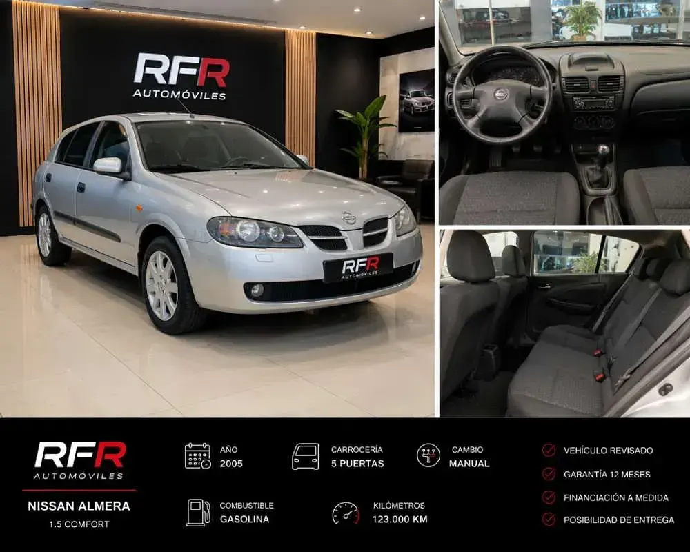 Usado Nissan Almera 111 CV (81 kW) 2004 Gris Utilitario