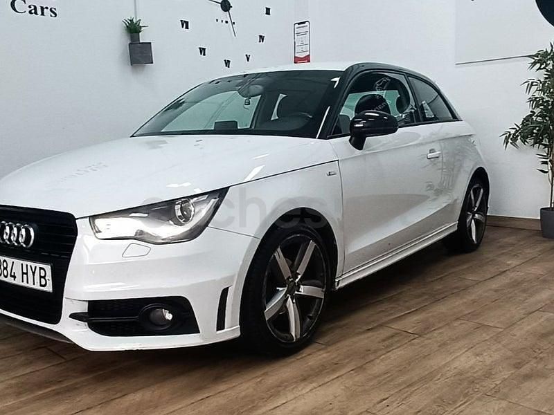 Usado Audi A1 Ambition 105 CV (77 kW) 2014 Blanco Utilitario