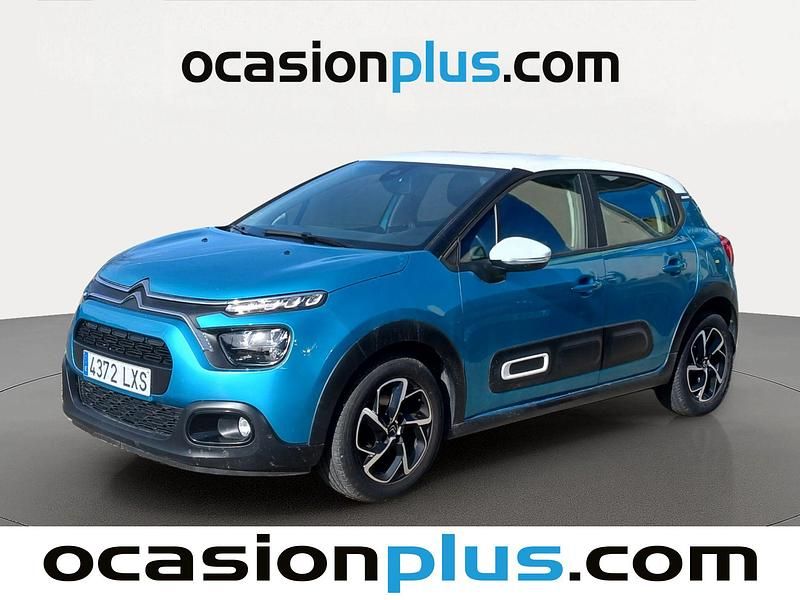 Azul Usado 2022 Citroën C3 Feel Utilitario | 8864 € (Buen precio) - Imagen 1/4