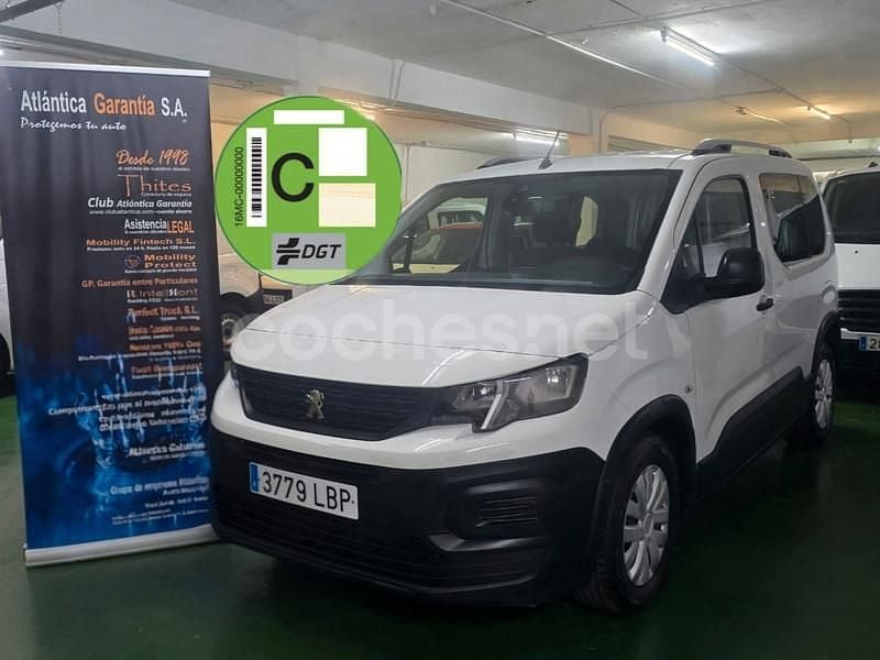 Blanco Usado 2020 Peugeot Rifter Active Monovolumen | 10.285 € (Super precio) - Imagen 1/4