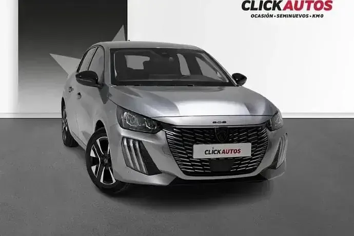 Usado Peugeot 208 Allure 100 CV (73 kW) 2025 Negro Utilitario