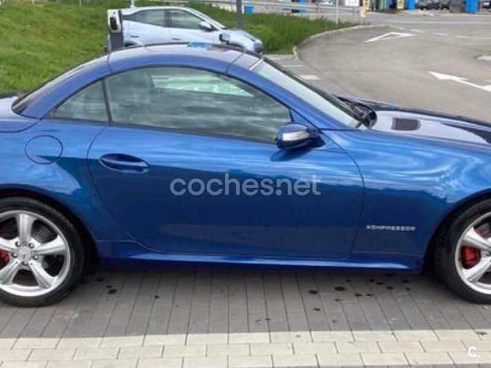 Usado Mercedes SLK200 163 CV (119 kW) 2004 Azul Descapotable