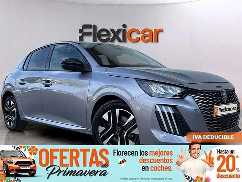 Usado Peugeot 208 Allure 101 CV (74 kW) 2025 Gris Utilitario