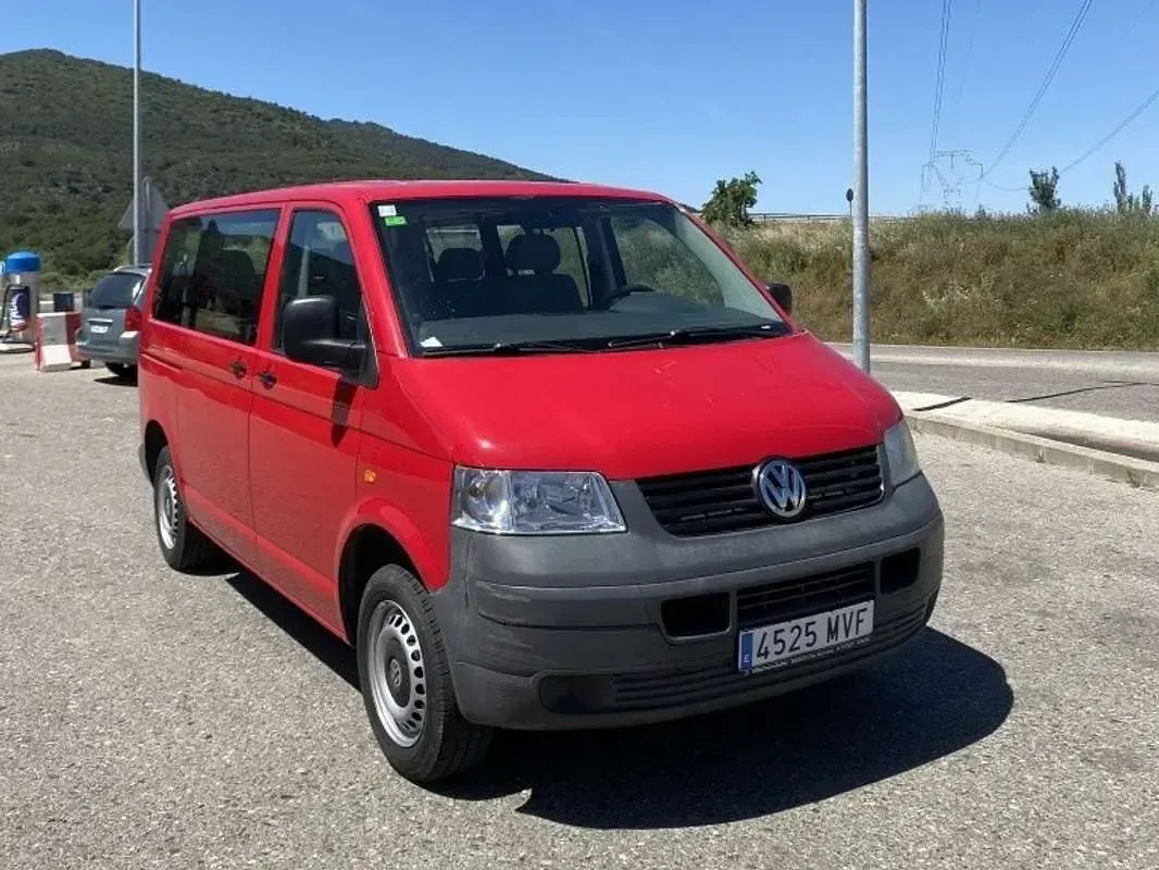 Usado VW T5 103 CV (75 kW) 2006 Rojo Van