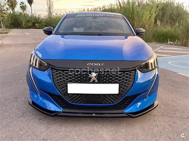 Usado Peugeot 208 GT-line 100 CV (73 kW) 2020 Azul Utilitario