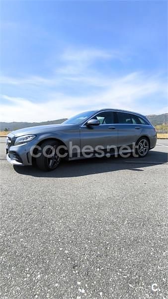 Gris / plata Usado 2019 Mercedes C220 Familiar | 21.000 € (Precio justo) - Imagen 1/4