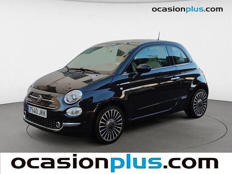 Negro Usado 2015 Fiat 500 Lounge Utilitario | 7450 € (Precio justo) - Imagen 1/4