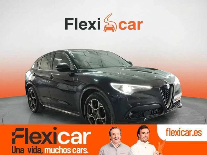 Negro Usado 2022 Alfa Romeo Stelvio Ti SUV | 29.990 € (Precio justo) - Imagen 1/4