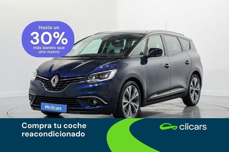 Azul Usado 2018 Renault Grand Scénic IV Zen Monovolumen | 19.490 € (Un poco caro) - Imagen 1/4