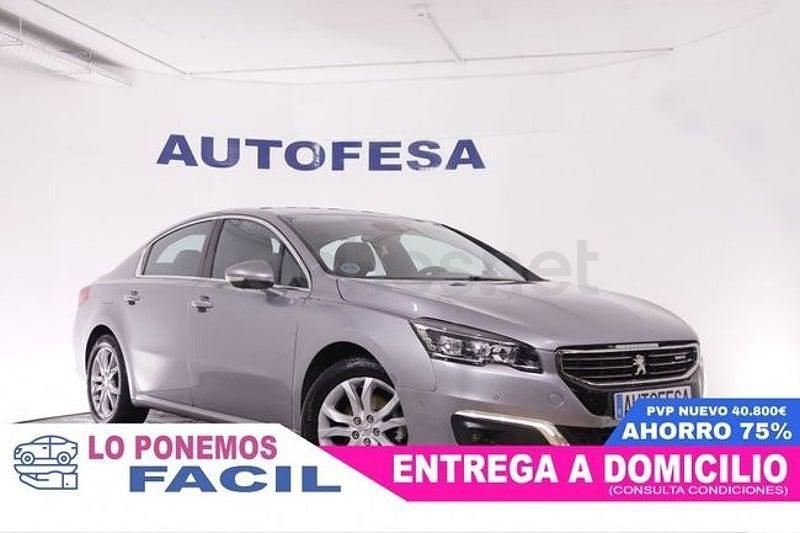 Usado Peugeot 508 Allure 150 CV (110 kW) 2015 Gris Berlina
