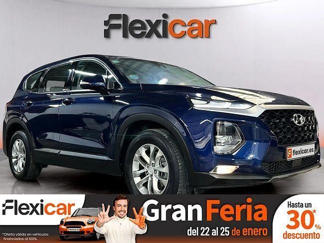 Azul Usado 2019 Hyundai Santa Fe SUV | 24.990 € (Precio justo) - Imagen 1/4