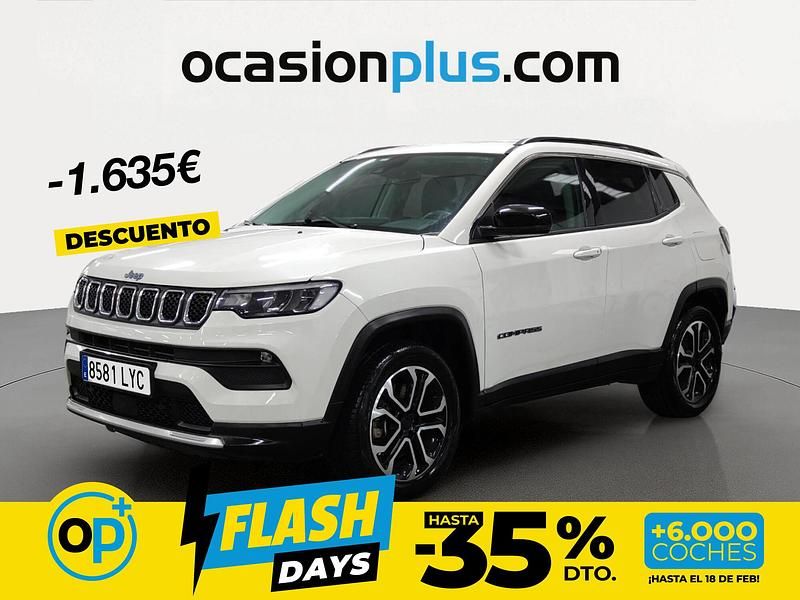 Blanco Usado 2022 Jeep Compass Limited SUV | 17.990 € (Super precio) - Imagen 1/4