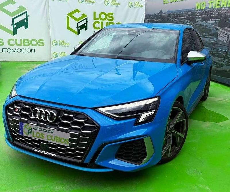 Azul Usado 2021 Audi S3 S-Line Utilitario | 43.999 € (Precio justo) - Imagen 1/4