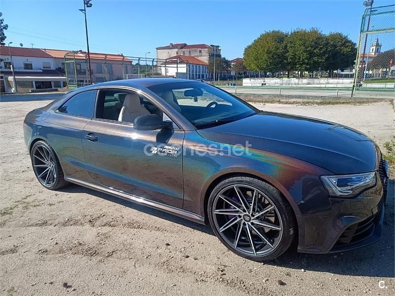Usado Audi A5 240 CV (176 kW) 2009 Gris / plata Coupe