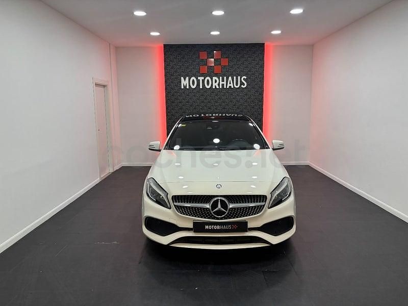 Usado Mercedes A200 AMG line 136 CV (100 kW) 2016 Blanco Berlina