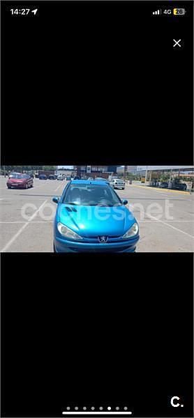 Azul Usado 2005 Peugeot 206 Berlina | 2300 € (Precio justo) - Imagen 1/4
