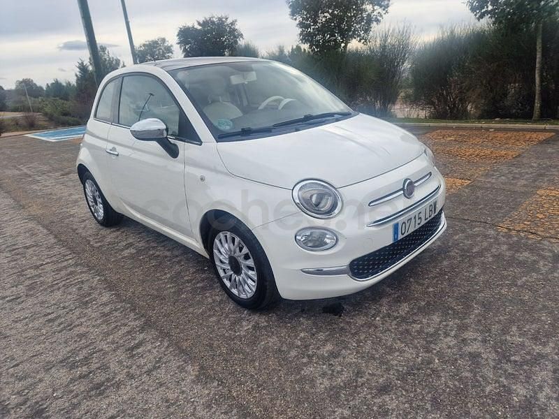 Usado Fiat 500 Lounge 69 CV (50 kW) 2019 Blanco Berlina