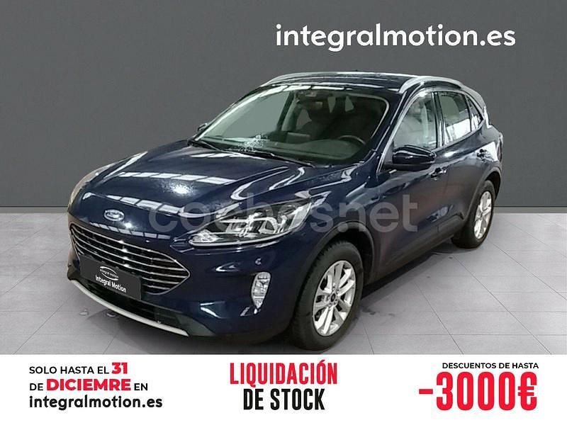 Negro Usado 2021 Ford Kuga Titanium SUV | 22.900 € (Precio justo) - Imagen 1/4