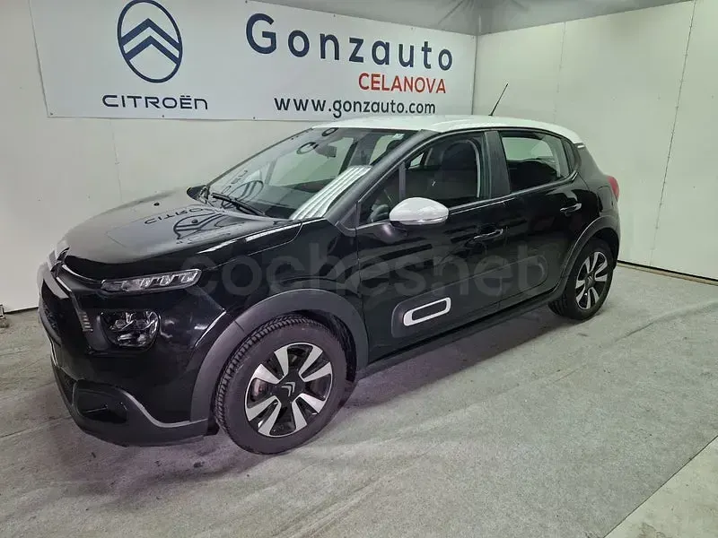 Usado Citroën C3 Feel 83 CV (61 kW) 2021 Negro Utilitario