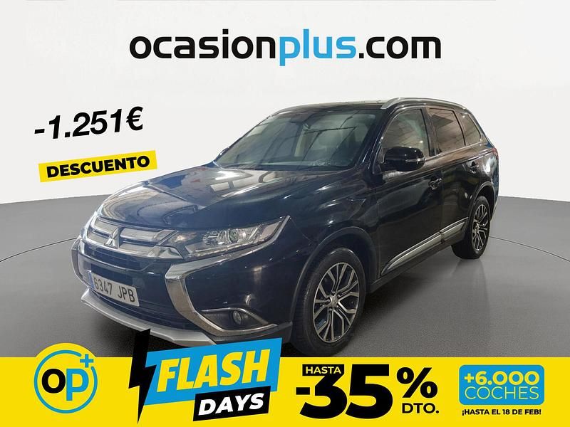 Negro Usado 2016 Mitsubishi Outlander Motion SUV | 16.900 € (Precio justo) - Imagen 1/4