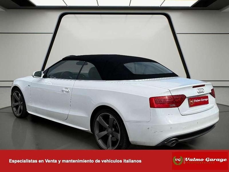 Usado Audi A5 S-Line 204 CV (150 kW) 2014 Blanco Descapotable