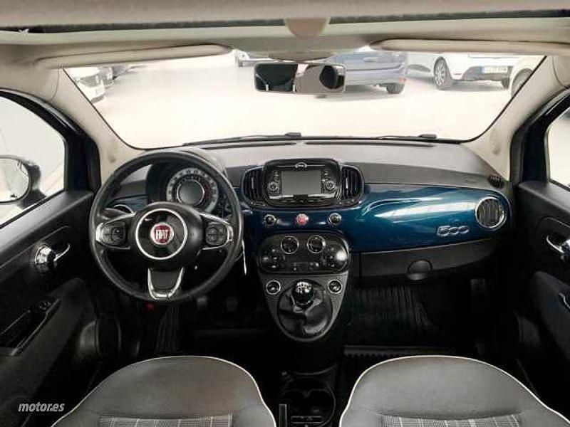 Usado Fiat 500 Lounge 69 CV (50 kW) 2018 Azul Utilitario