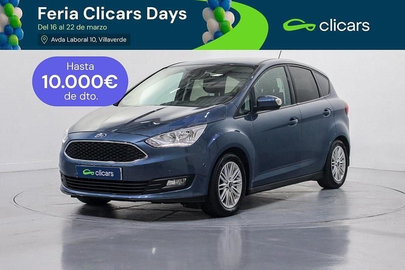 Usado Ford C-MAX Trend+ 125 CV (91 kW) 2019 Azul Monovolumen