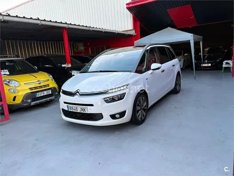 Usado Citroën Grand C4 Picasso Feel 150 CV (110 kW) 2017 Blanco Monovolumen