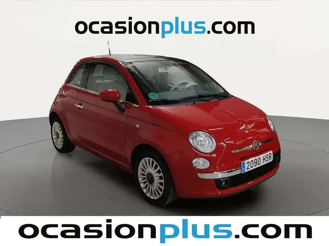 Usado Fiat 500 Lounge 69 CV (50 kW) 2013 Rojo Utilitario