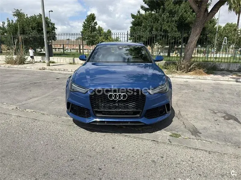 Usado Audi RS6 Performance 605 CV (444 kW) 2018 Azul Familiar