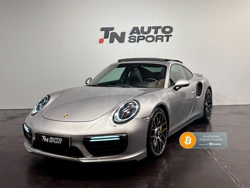 Usado Porsche 911 Turbo S 580 CV (426 kW) 2017 Gris / plata Coupe