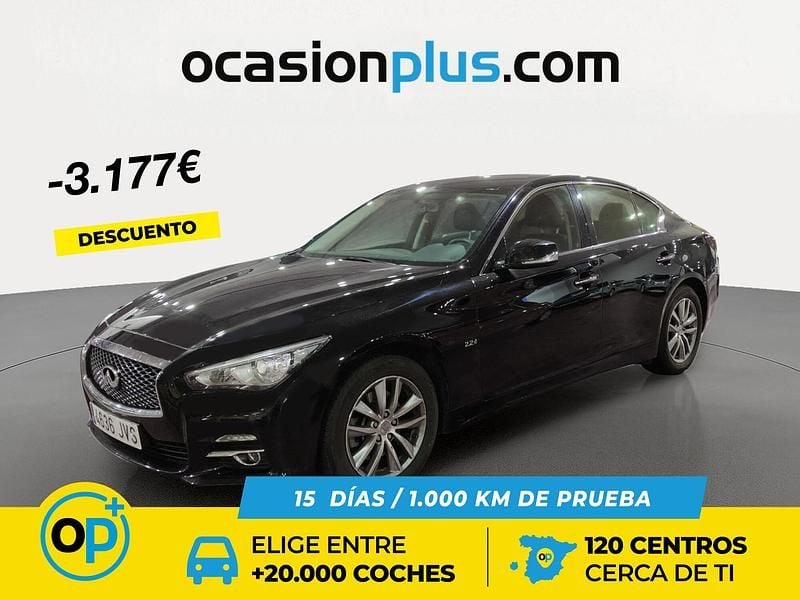 Usado Infiniti Q50 170 CV (125 kW) 2016 Negro Berlina