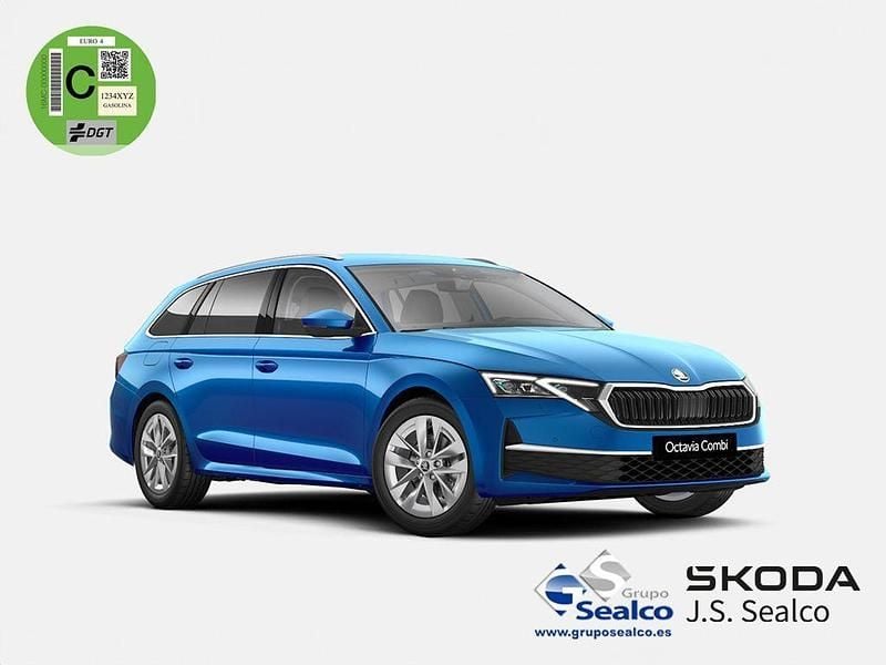 Azul Nuevo 2025 Skoda Octavia Familiar | 36.845 € (Caro) - Imagen 1/4