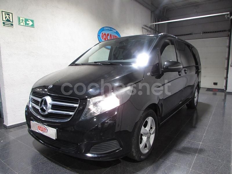 Usado Mercedes V220 Avantgarde 163 CV (119 kW) 2017 Negro Monovolumen