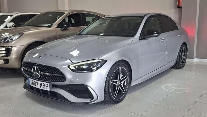 Usado Mercedes C200 163 CV (119 kW) 2022 Plateado Berlina