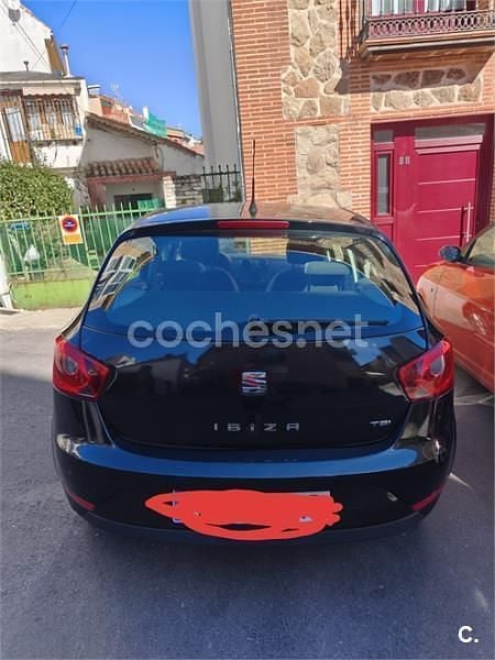 Usado Seat Ibiza Reference 90 CV (66 kW) 2015 Negro Berlina