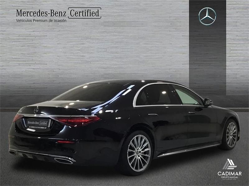 Usado Mercedes S350 AMG line 286 CV (210 kW) 2022 Negro Berlina