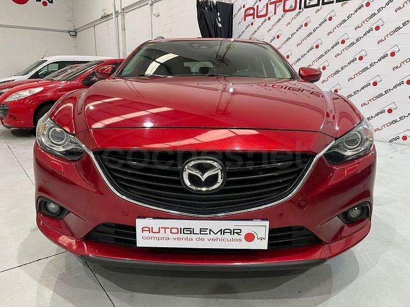 Usado Mazda 6 Luxury 150 CV (110 kW) 2014 Granate Familiar