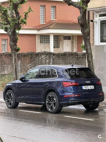 Begagnad Audi Q5 S-Line 252 HK (185 kW) 2018 Blå SUV